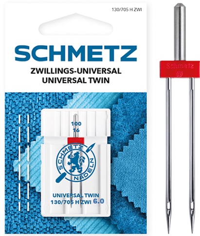 AGUJAS GEMELAS SCHMETZ 130 705 H-ZW 6mm /100